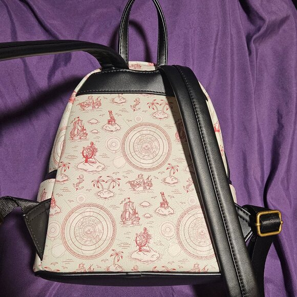 2024 Disney Parks Pirates Of Caribbean Loungefly Jewels Treasure Backpac… main image 4